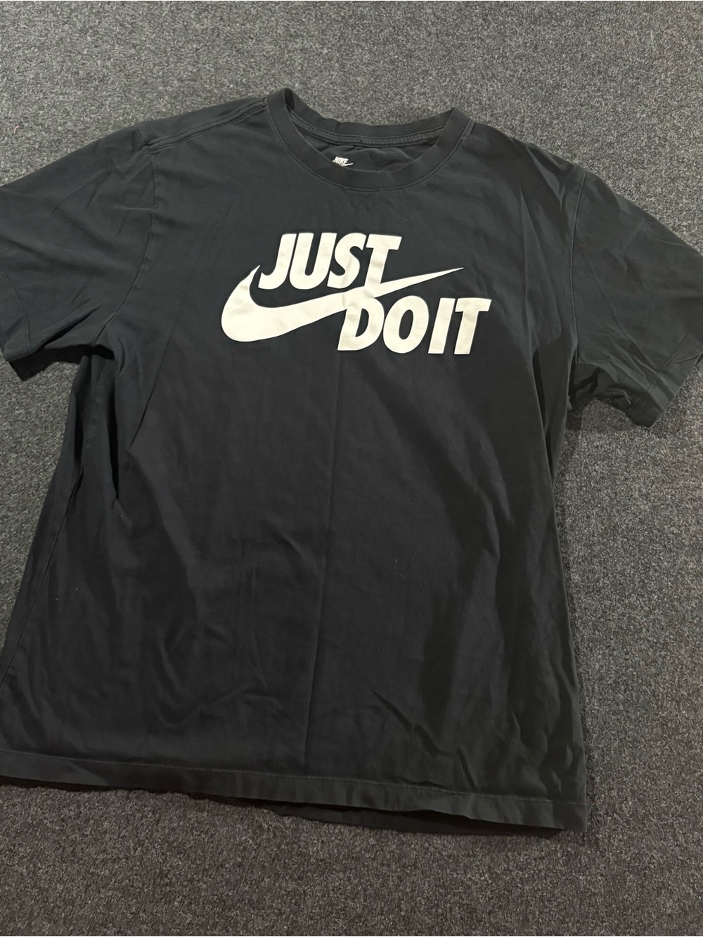 Nike Men's The Nike Tee Sportswear Just Do It Graphic T-Shirt Black Size L